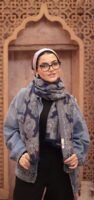 Bohemian Turkish Shawl-Navy