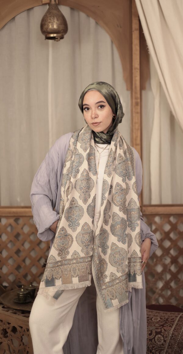 Bohemian Turkish Shawl-Beige