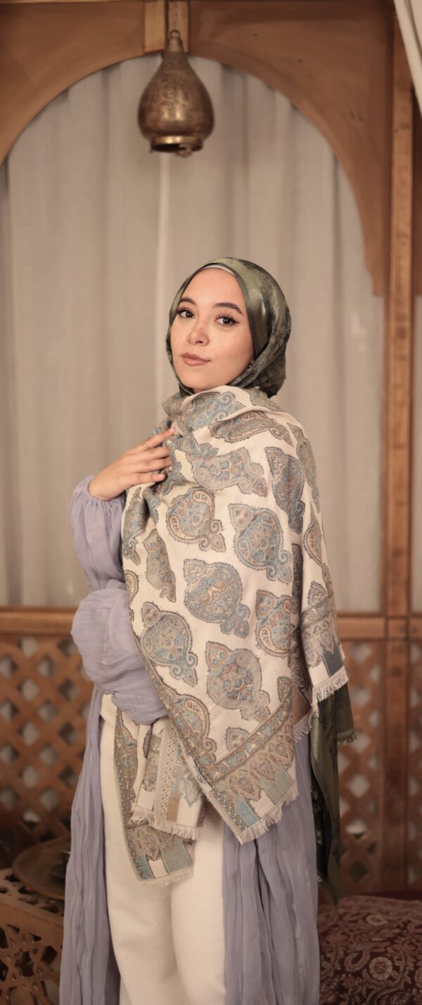 Bohemian Turkish Shawl-Beige