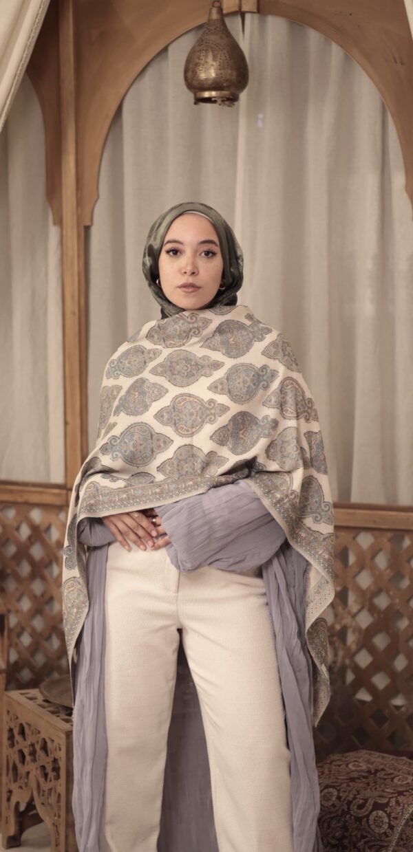 Bohemian Turkish Shawl-Beige