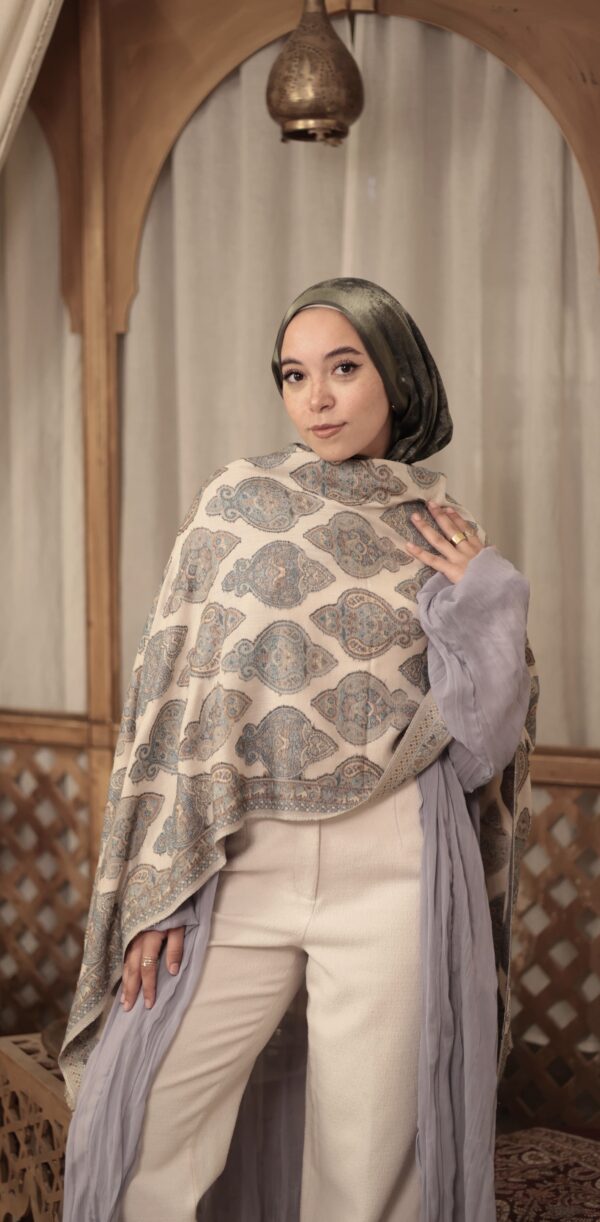 Bohemian Turkish Shawl-Beige