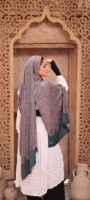 Arabesque Turkish Pashmina Shawl-Emerald