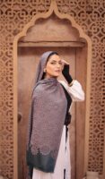 Arabesque Turkish Pashmina Shawl-Emerald