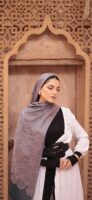 Arabesque Turkish Pashmina Shawl-Emerald