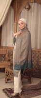 Arabesque Turkish Pashmina Shawl-Peacock
