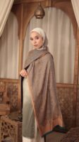 Arabesque Turkish Pashmina Shawl-Peacock