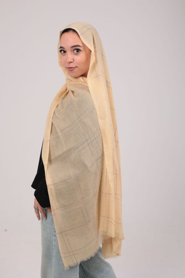 Turkish Shash shawl-Soft Yellow