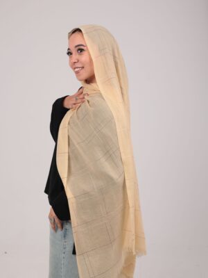 Turkish Shash shawl-Soft Yellow