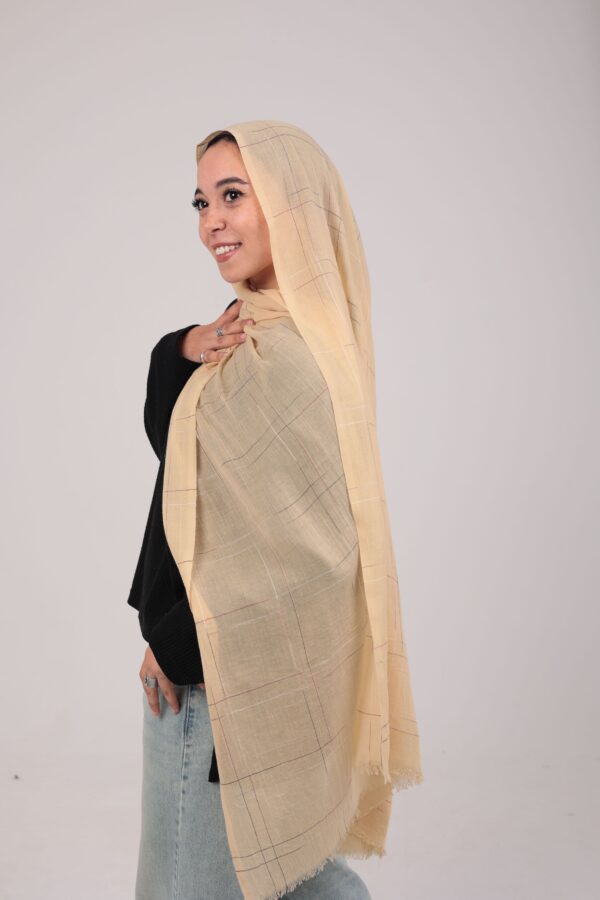 Turkish Shash shawl-Soft Yellow