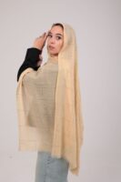 Turkish Shash shawl-Soft Yellow