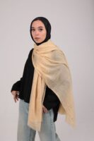 Turkish Shash shawl-Soft Yellow