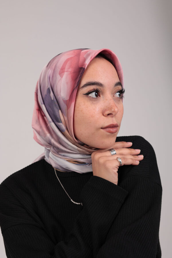 Flory Satin Square Scarf KFSS-12