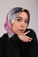 Flory Satin Square Scarf KFSS-12