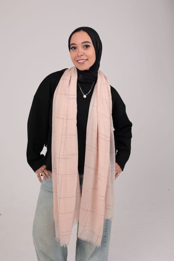 Turkish Shash shawl-Powder