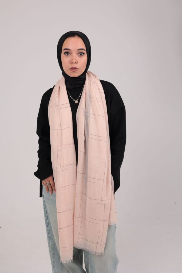 Turkish Shash shawl-Powder