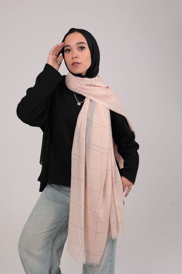 Turkish Shash shawl-Powder