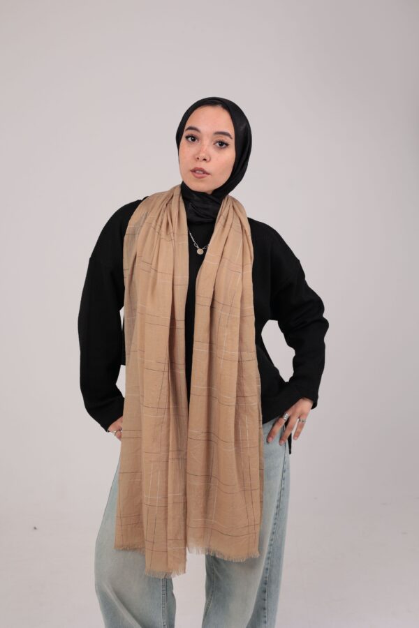 Turkish Shash shawl-Beige
