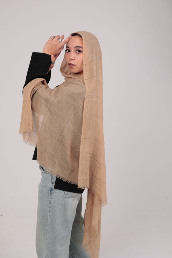 Turkish Shash shawl-Beige