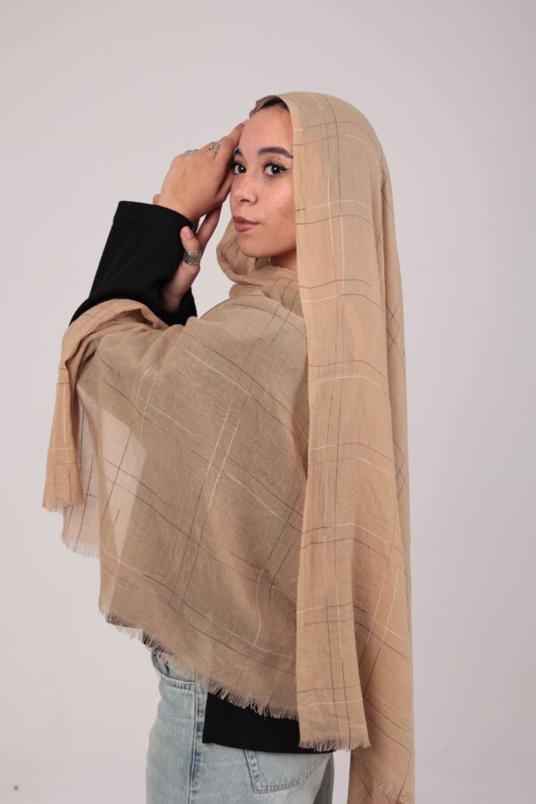Turkish Shash shawl-Beige