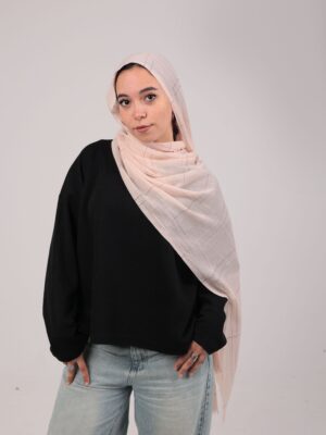 Turkish Shash shawl-Powder