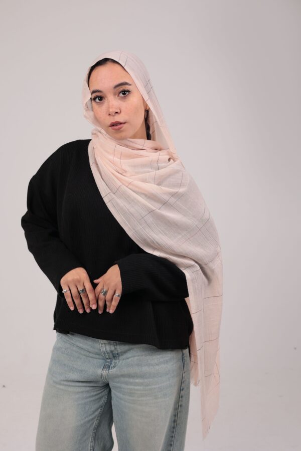 Turkish Shash shawl-Powder