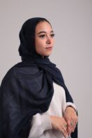 Turkish Shash shawl-Navy