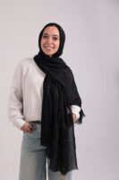 Turkish Shash shawl-Black