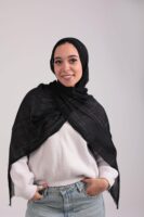 Turkish Shash shawl-Black