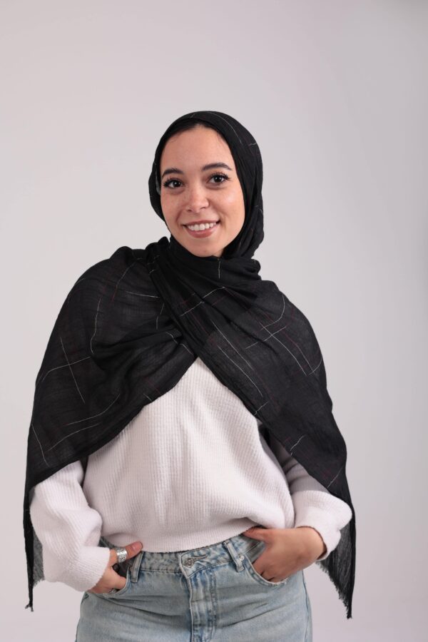 Turkish Shash shawl-Black