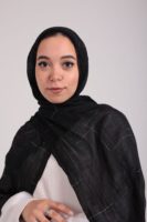 Turkish Shash shawl-Black