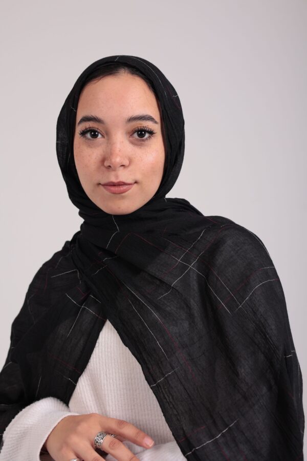 Turkish Shash shawl-Black