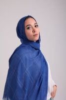 Turkish Shash shawl-Blue