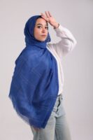 Turkish Shash shawl-Blue