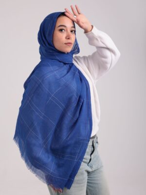 Turkish Shash shawl-Blue