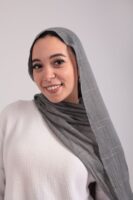 Turkish Shash shawl-Gray