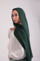 Turkish Shash shawl-Emerald
