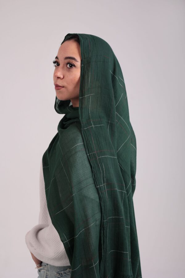Turkish Shash shawl-Emerald