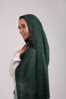 Turkish Shash shawl-Emerald