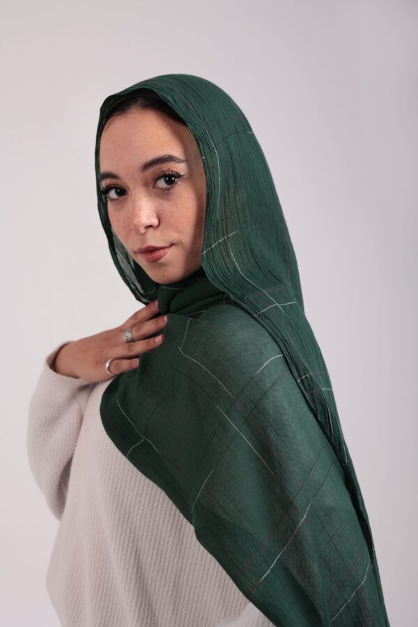 Turkish Shash shawl-Emerald