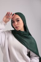 Turkish Shash shawl-Emerald