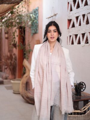 Turkish Shash shawl-Light Beige