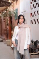 Turkish Shash shawl-Light Beige