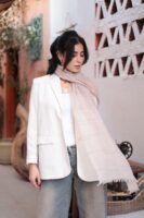Turkish Shash shawl-Light Beige