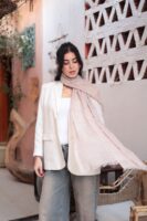Turkish Shash shawl-Light Beige
