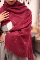 Turkish Shash shawl-Bordo
