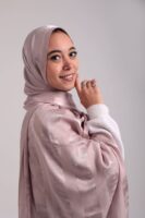 Striped Cotton scarf-Vison