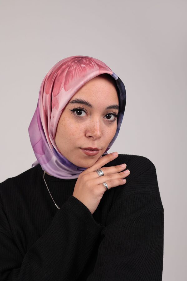 Flory Satin Square Scarf KFSS-10