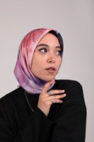 Flory Satin Square Scarf KFSS-10
