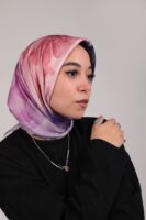 Flory Satin Square Scarf KFSS-10
