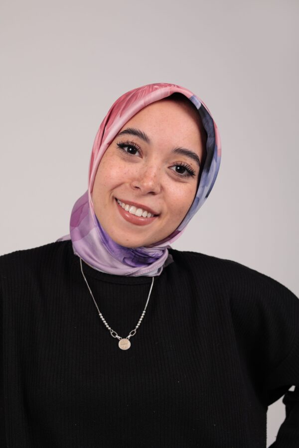 Flory Satin Square Scarf KFSS-10